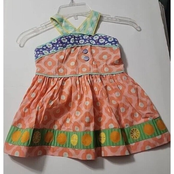 Matilda Jane Meringue Pontoon Top EUC Happy and Free Girls Size 3/6